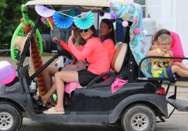 Best golf cart/tv-Schumacher Beach Party