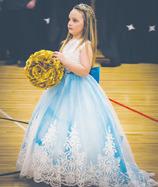 Amelia Stellon at the daddy daughter dance. Photo by Lyle Van Camp.