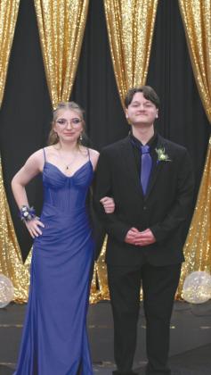 Kennedy Staskivige escorted by Zachary Swanson