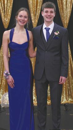 Jocelyn Vold escorted by Carsen Gunderson