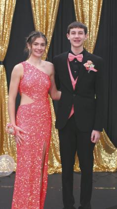 Rosalyn Fedje escorted by Braden Berg