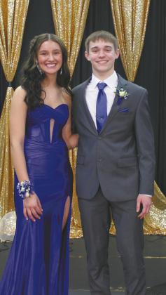 Tess Sehrt escorted by Oakley Brown