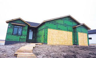 With interest rates double what they were last year, first-time home buyers are priced out of newly built homes on Bismarck’s outskirts. Prices here range from $450,000 to $700,000 and up. Photos Michael Standaert, April 21, 2023.