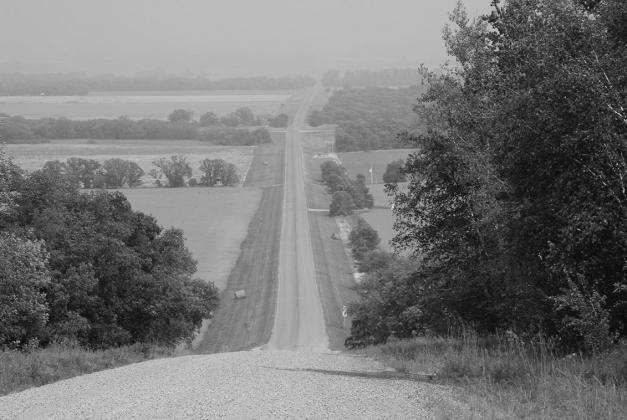 The well known view at the top of Schroeders Hill, made famous by the Wayne Gumundson photography print titled “Life in the Vast Lane' in the 1990s.