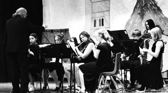 The Senior High Band. Photo by Lyle Van Camp.