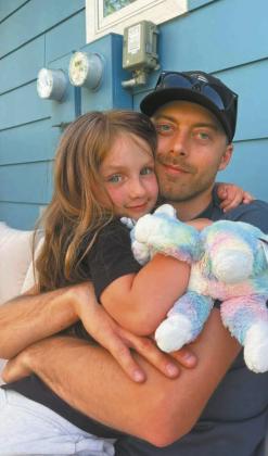 Blake Anderson (left) with Taylor Johnson (right). Submitted by Tana Johnson