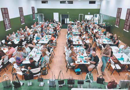 The Designer Handbag Bingo for the Tom Landowski Memorial Fund saw 129 kind people in attendance. Taryn Landowski shared that to date with three years of Bingo and 13 years of the annual Tom Landowski Memorial Ride, the organization has raised $109,000. Photo by Duane H.H. Lyon.
