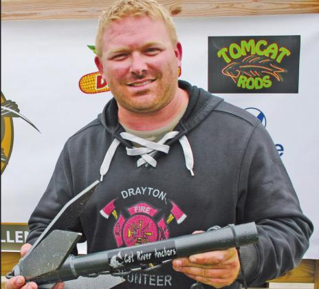 Kameron Dahl Cat River Anchors winner during the fishing tournament Matt Nelson not pictured. Photo submitted