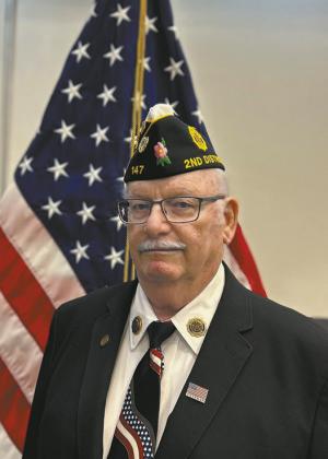 District Commander Duane Kram of Park River Post 147