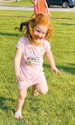 Everly Watts having a blast at the Stellar bible camp. Photo by Cindy Johnson.