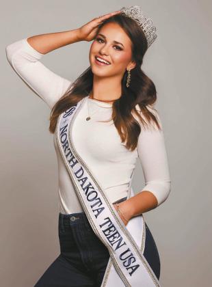 Audrey Emerson, Miss North Dakota's Teen USA. Photo by Brittani Link