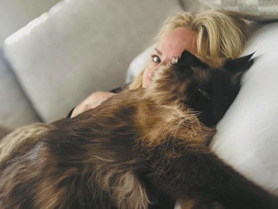 Heather Braus and her bestie ragdoll Dennis
