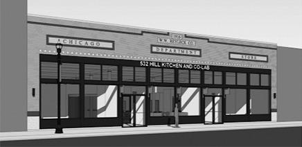 This rendition shows the vision for the shared space in Grafton. Submitted photo