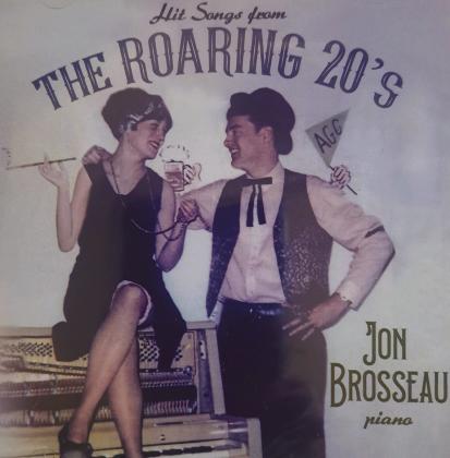 Two of Brosseau’s album covers. Photos by Christine Jensen