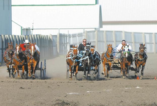 Chariot and Chuckwagon races remain a highlight of North Dakota’s longest running fair. Photo by Larry Stokke