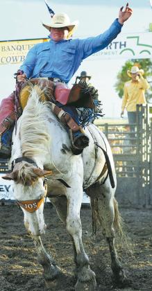 The bucking bronco didn’t disappoint. Photo by Larry Stokke