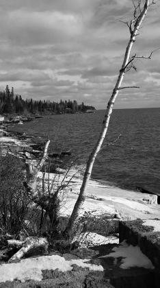 Picture taken seven years ago on the North Shore of Lake Superior in November. Photo by Mike Allen Steinfeldt