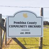 Pembina County Community Orchard benefist from Outdoor Heritage Fund and Renewable Energy Program grant