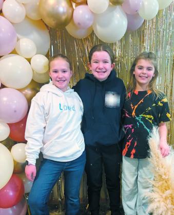 Ben, Ramsey, Adam &amp; Leif. Submitted photo Charlie, Adlee &amp;amp; Sadie fresh off the runway. Submitted photo
