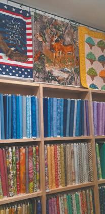 3 Red Hens stocks vibrant Tilda material, created by Tonne Finnanger of Norway. Photo by Christine Jensen