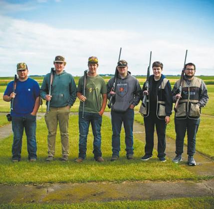 From left Carlos Quezada, Lincoln Aasand, Ryan Corrick, Jaxon Wilson, Loki Sylskar, and Gunnar Kuznia. Photo by Krystal Wilson Photography