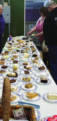 The benefit saw a massive variety of desserts to choose from.