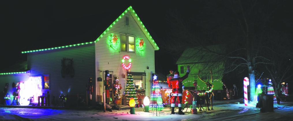 The Kevin and Kristi Juhl home decorated for Christmas. Photo by Lyle Van Camp