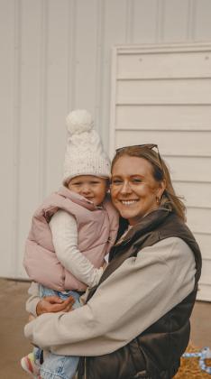 Brianna Mack with daughter Lauren.
