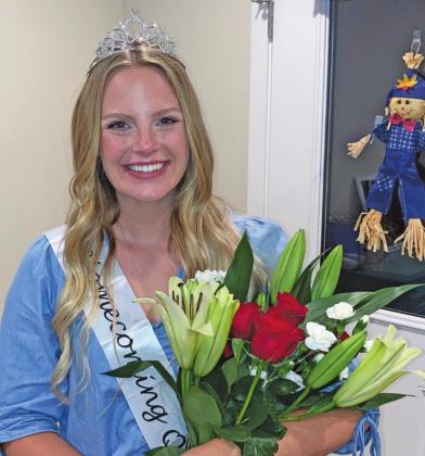 Taylor Stegman is the current Mayville State University Homecoming Queen. Taylor is the daughter of Wayne and Kerri Stegman. Photo submitted