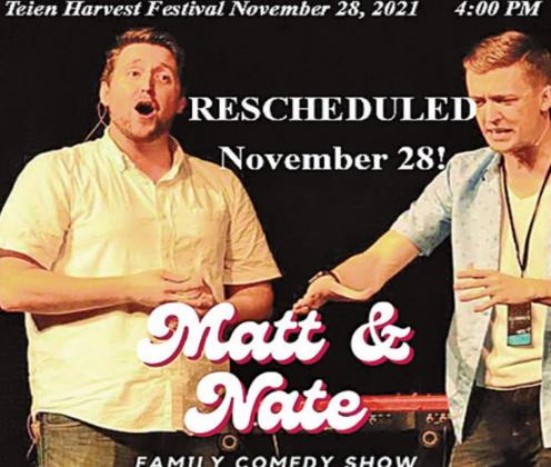 Matt and Nate Aufenkamp (sons of Pastor Leroy and Bev Aufenkamp) to perform at the Teien Covenant Harvest Festival. Photo submitted