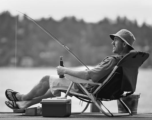Fishing can be a competitive sport and also a relaxing hobby.