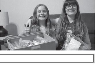 Blessing bags ready to go &amp;amp; a thumbs up. I’m proud of them!
