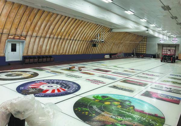 An insulation project is underway at the Drayton Curling Club. Submitted photo