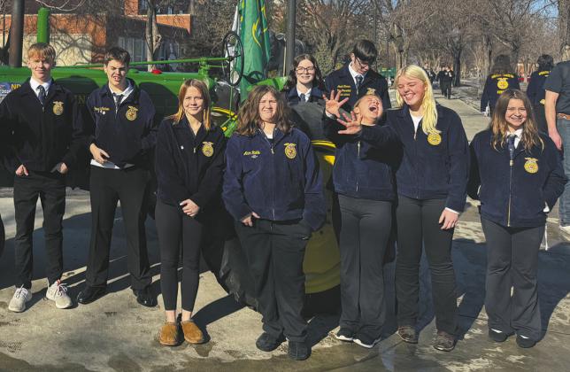 Drayton FFA students gather for a photo at Little “I”. Submitted photo
