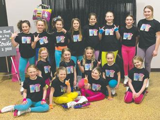 Learn to Skate Group number - From left to right, front row: Cassidy Craig, Nora Gerszewski, Sloan Osowski, Monica Kerian. Middle row: Ashlyn Latraille, Charleigh Knutson, Harlow Koenke, Taylin Matcha. Back row: Elisani Espinoza, Leila Thiele, Reagan Tanke, Addison Pulak, Catie Pulak, Ariana Thomas, Izley Hoenke, Addison Englund. Photo courtesy of Grafton Figure Skating.