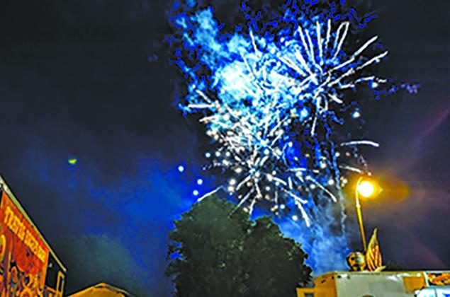 Fireworks extravaganza on Saturday night. Submitted photo.