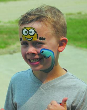 Easton Redfield gives a thumbs up to his face painting by Leanna Lindegard. Photo by Andrea Johnston Thank you to all participants, organizers and sponsors that made the 2024 Riverfest celebration possible.