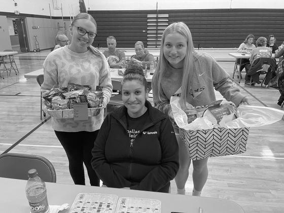 Pictured from Left to Right: Hope Patterson, Joanna Lorenzen, Reese Fering. Photo by Kaliie Christenson.