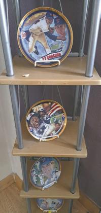 Woinarowicz’s collection includes much more than just baseball cards. Photo by Christine Jensen.