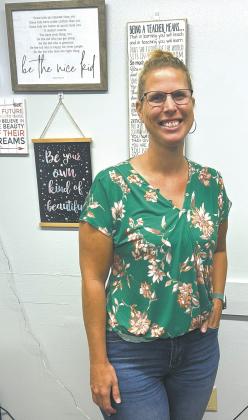 Ms. Gunderson, the new elementary and middle school principal. Photo by SueZahn O’Neil