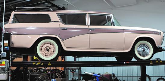 Your writer's favorite car of the day, a nearly perfect 1959 Rambler station wagon. Photo by Lyle Van Camp.