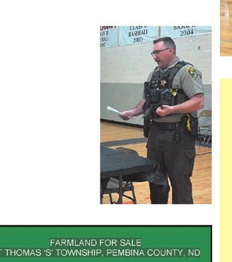 The officer Pat Moreland teaching. Submitted photo.