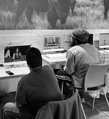 Inside the Center for Opportunity shelter operated by the Missouri Slope Areawide United Way, members of the homeless community were able to get out of the cold and use computers and other services that might help them return to being housed. Prior to March 1 of this year, the center was open 24/7, but current funding only allows it to be open from 8 p.m. to 7 a.m. each day now.