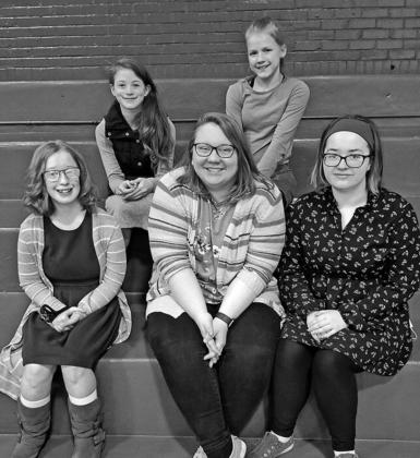 Pictured: (Front Row) Siobhan Kissee, Emma Berta, Jordie Praska (Back Row) Stephanie Kissee, Alyssa Hoyles Photo by Jamie Rarick