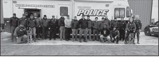 Twenty North Dakota law enforcement officers attend a three-day UAS team training from May 7-9, 2024, in Williston, ND. Photo credit: NDLECA