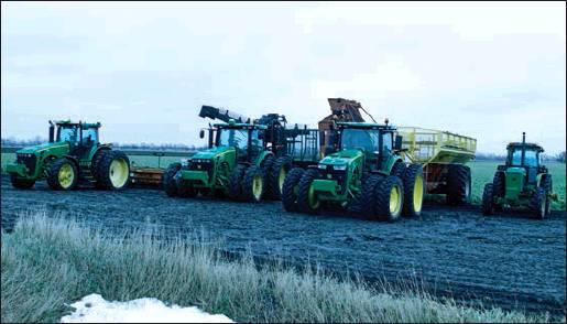 Harvest proved to be very difficult for the farmers this year as the weather did not cooperate while machinery sat in the fields waiting for conditions to improve. VNV Photo by Lesa Van Camp