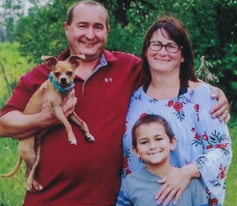 Pictured left: Harley, Nathan, Sheri, and Gunnar Kuznia. Sheri is the new Drayton City Auditor. Photo submitted by Sheri Kuznia
