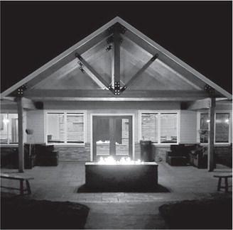 The newly built Woodland Lodge at Lakewood Park Bible Camp. Photo by Clint Van Camp.