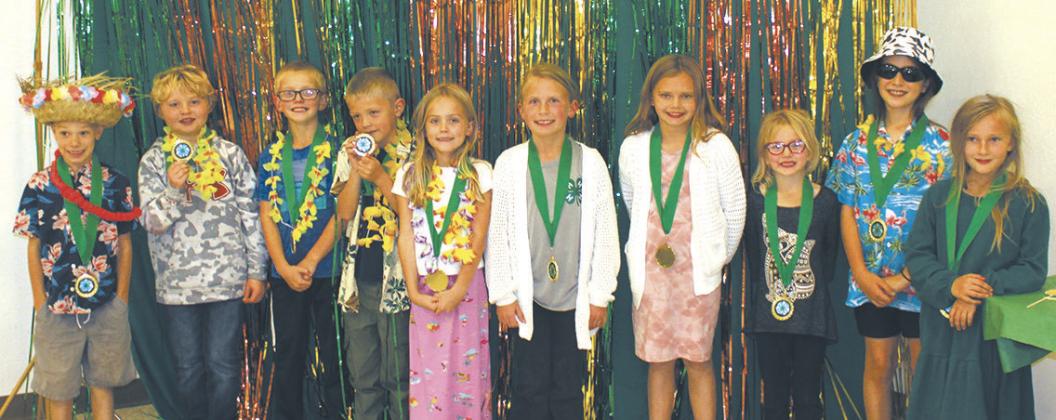 Photographed (L-R) Everrett Kemp, Rhett Nelson, Silas Norrell, Calvin Latozke, Hope Vaughn, Maggie Vaughn, Jade Ramsey, Kiara Norrell, Elena Stegman, and Lucille Midkiff.