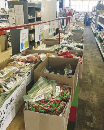 Pisek candy’s wide variety of old fashioned candy. Photo by Larry Stoke.